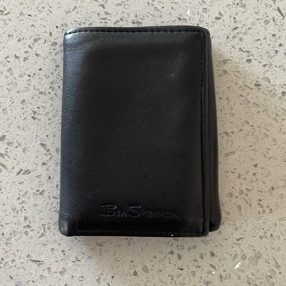 Ben Sherman black leather wallet